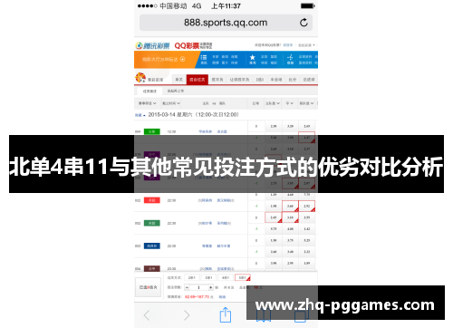 北单4串11与其他常见投注方式的优劣对比分析 北单4串11与其他常见投注方式的优劣对比分析